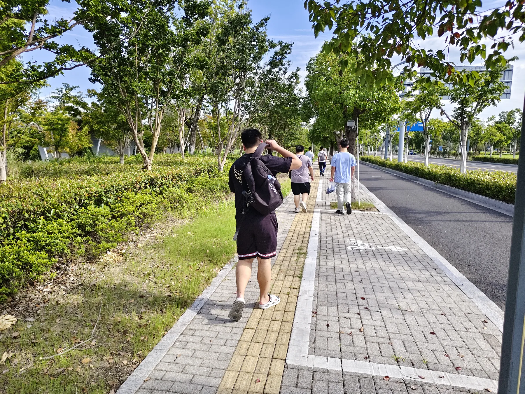 苏州宝带桥,团队沿城市步道进入宝带桥及澹台湖周边观察区。