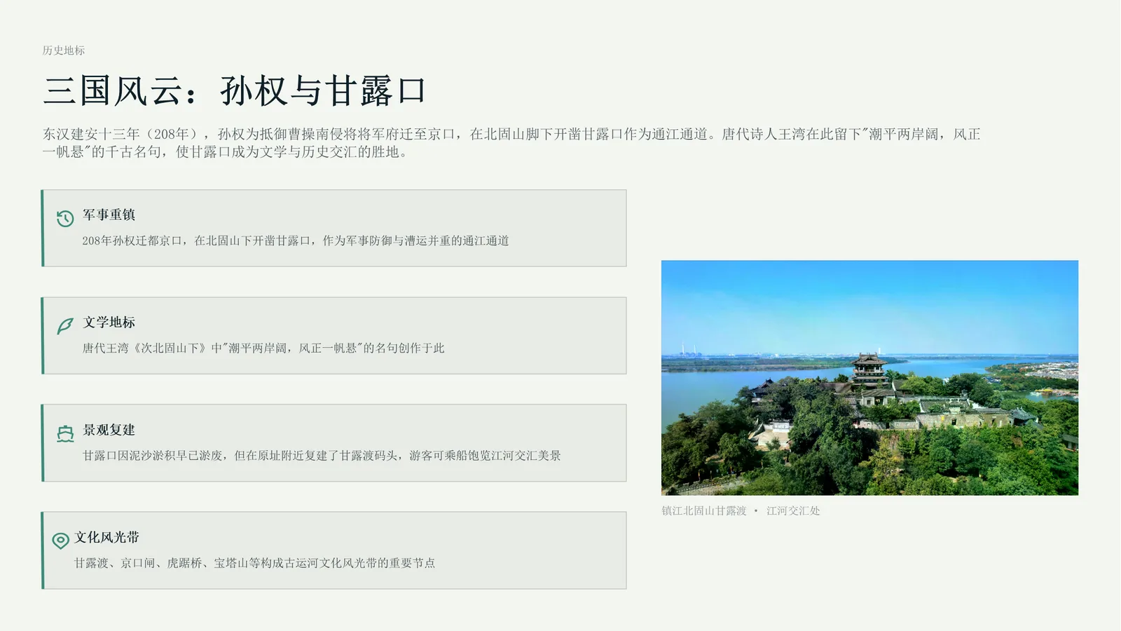镇江运河文化宣讲课件代表页